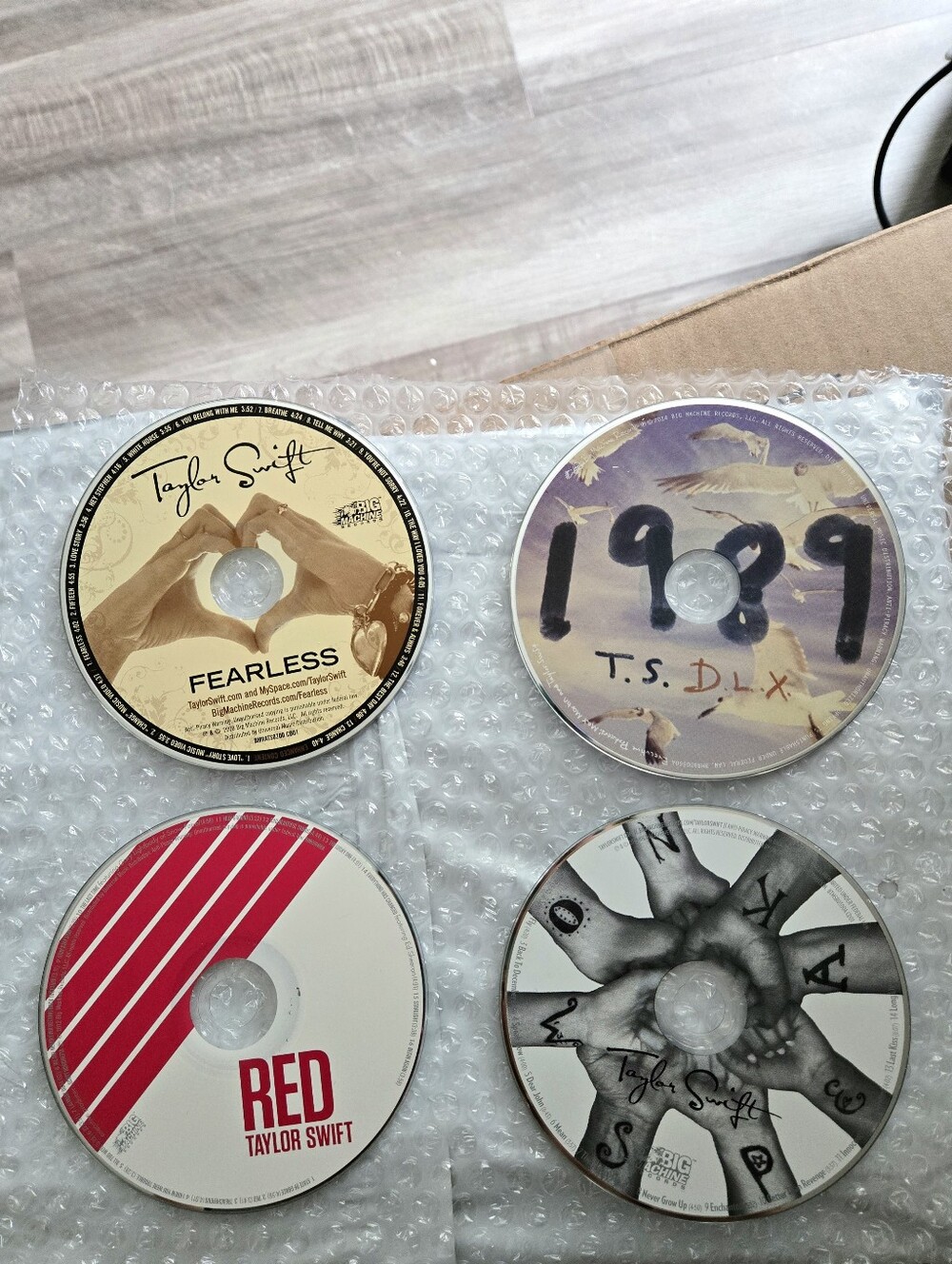 Set of 4 - CLASSIC Original Taylor Swift CDs